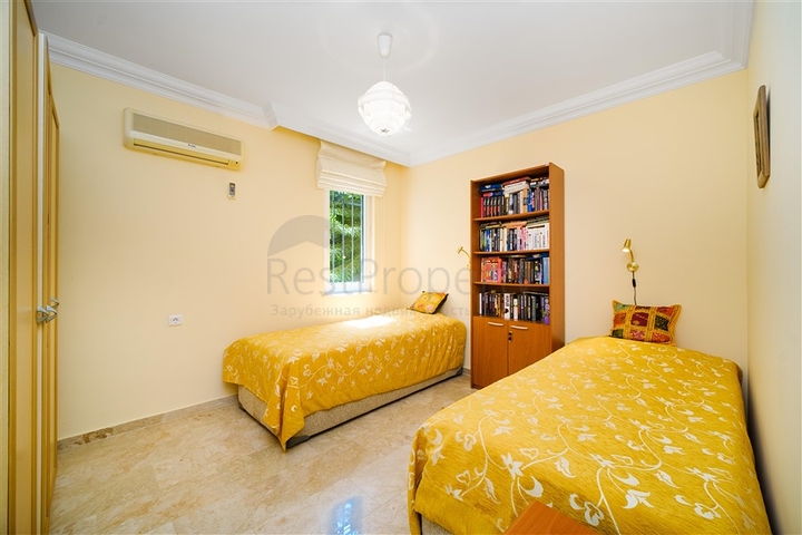 A 2+1 apartment with the best view characteristics in Alanya.