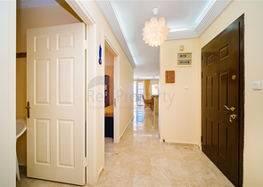 A 2+1 apartment with the best view characteristics in Alanya.