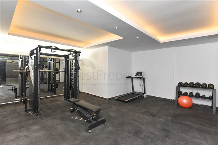 Furnished 1+1 Apartment in Avsallar with Pool & Sauna, 1.5 km from the Sea