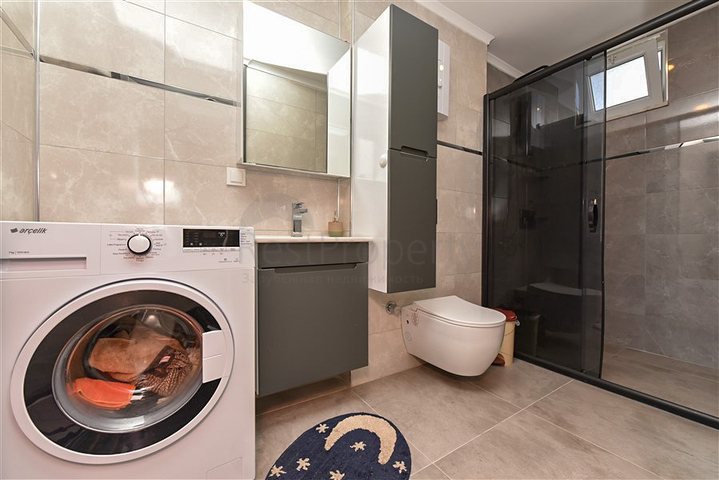 Furnished 1+1 Apartment in Avsallar with Pool & Sauna, 1.5 km from the Sea