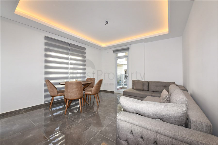 Furnished 1+1 Apartment in Avsallar with Pool & Sauna, 1.5 km from the Sea