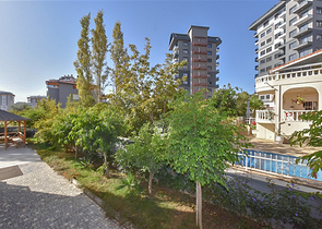 Furnished 1+1 Apartment in Avsallar with Pool & Sauna, 1.5 km from the Sea