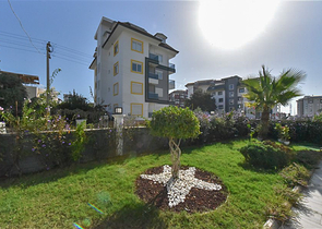 Furnished 1+1 Apartment in Avsallar with Pool & Sauna, 1.5 km from the Sea