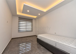 Furnished 1+1 Apartment in Avsallar with Pool & Sauna, 1.5 km from the Sea