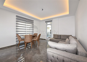 Furnished 1+1 Apartment in Avsallar with Pool & Sauna, 1.5 km from the Sea