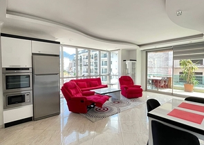 Furnished 2+1 apartment in Oba district