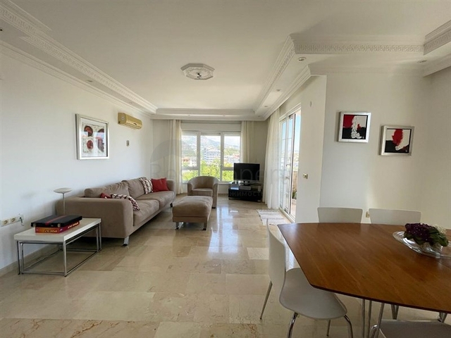 2+1 apartment with panoramic mountain views in Tosmur area