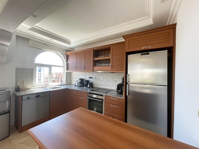 2+1 apartment with panoramic mountain views in Tosmur area