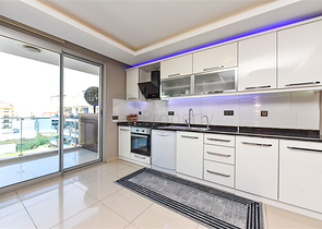 Furnished 2+1 penthouse just 200 meters from the sea