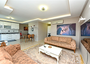 Furnished 2+1 penthouse just 200 meters from the sea