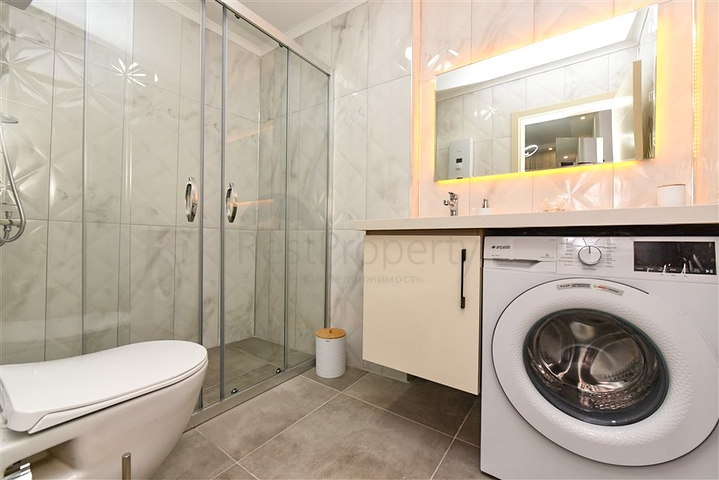 One-bedroom apartment with access to the garden in the center of Alanya