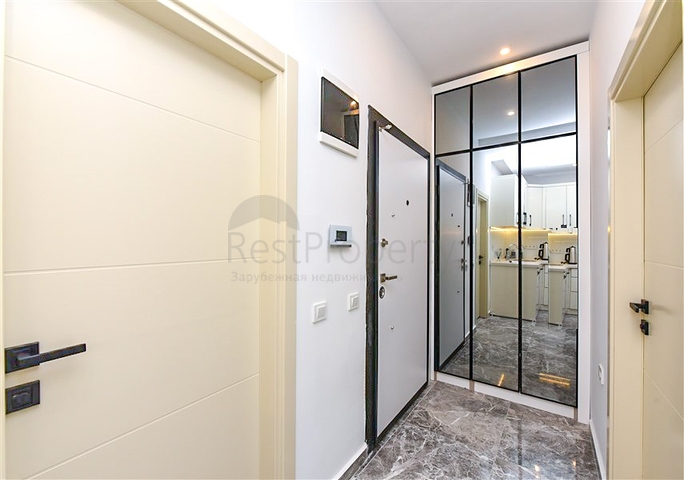 One-bedroom apartment with access to the garden in the center of Alanya