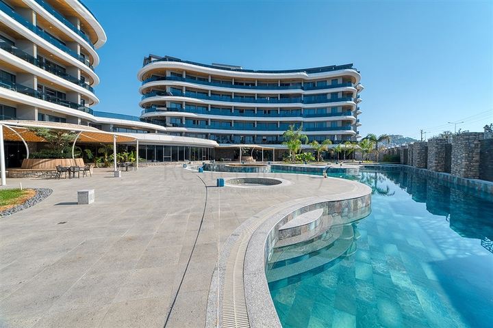 2+1 garden duplex on the first coastline in Kargicak