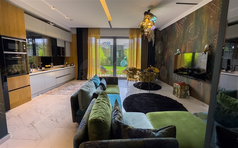 2+1 garden duplex on the first coastline in Kargicak