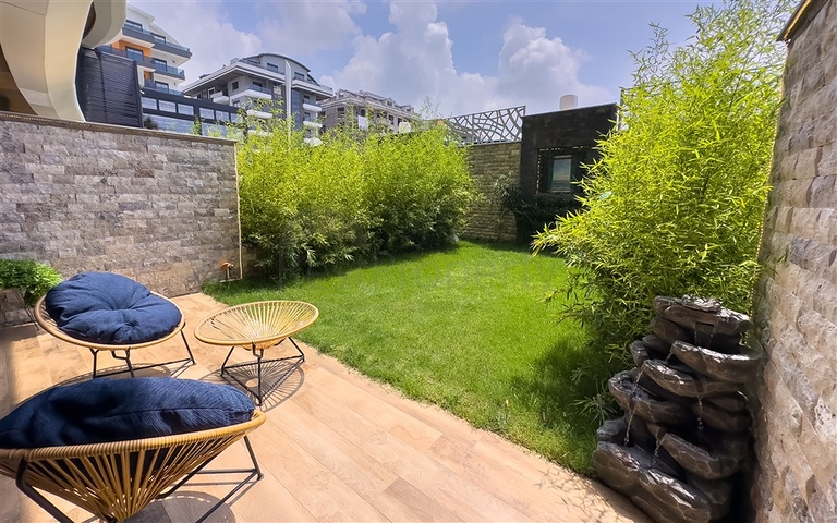 2+1 garden duplex on the first coastline in Kargicak