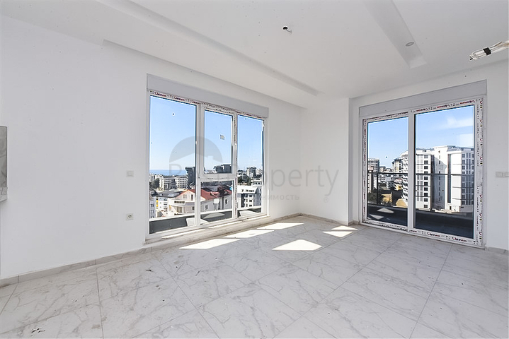 1+1 apartment in a new complex in Avsallar district