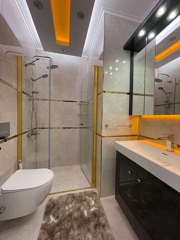 One-bedroom furnished apartment in a new complex in Mahmutlar