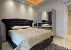 One-bedroom furnished apartment in a new complex in Mahmutlar