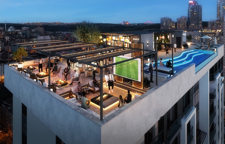 5-star accommodation in a new luxury residential complex in Maslak district