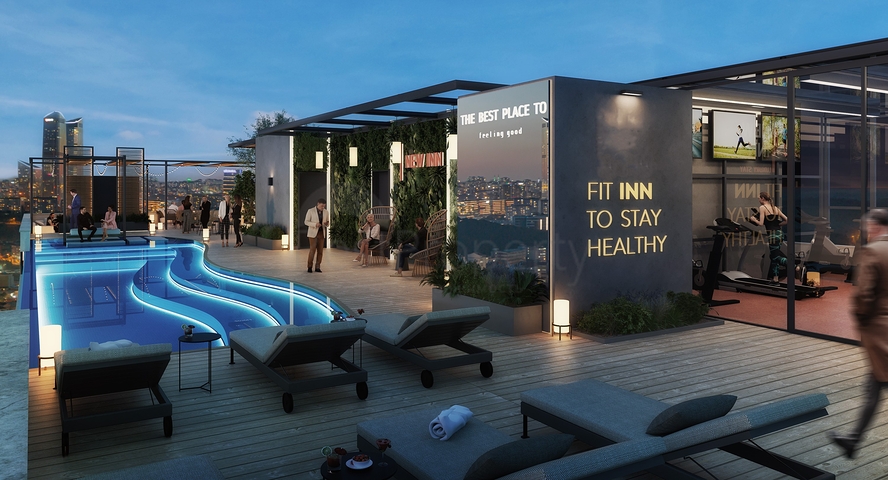 5-star accommodation in a new luxury residential complex in Maslak district