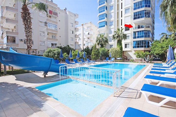 2+1 apartment in the popular area of Mahmutlar