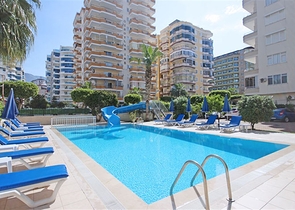 2+1 apartment in the popular area of Mahmutlar