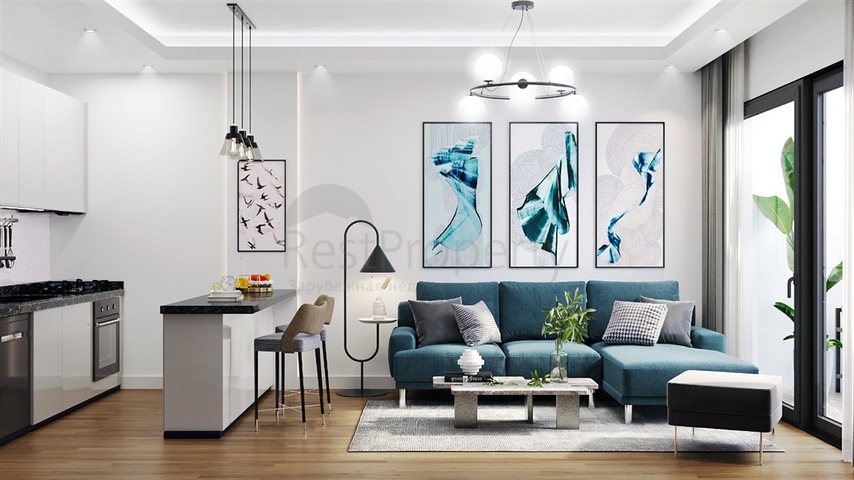 Apartments in a new project under construction in the Tomyuk area, 350 meters from the sea Apartments in a new project under construction in the Tomyuk area, 350 meters from the sea