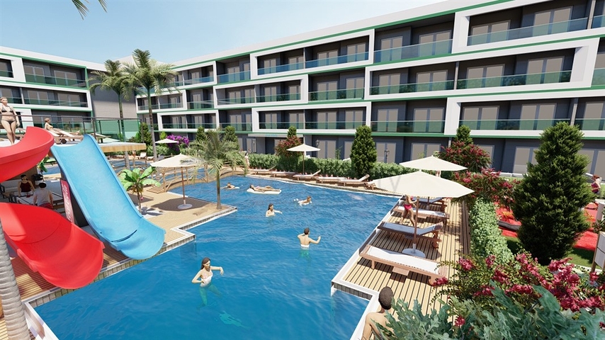 Apartments in a new project under construction in the Tomyuk area, 350 meters from the sea Apartments in a new project under construction in the Tomyuk area, 350 meters from the sea