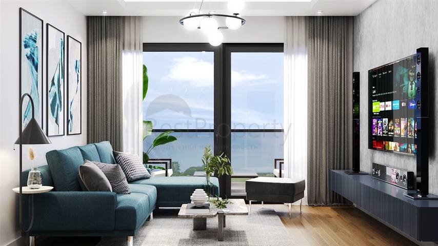 Apartments in a new project under construction in the Tomyuk area, 350 meters from the sea Apartments in a new project under construction in the Tomyuk area, 350 meters from the sea