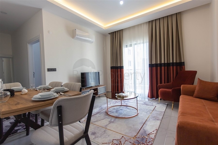 1+1 apartment 500 m from the sea in Mahmutlar district