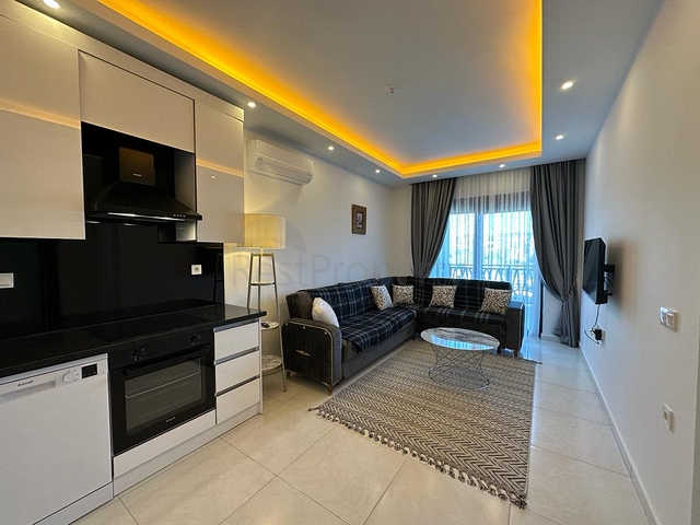 1+1 apartment with mountain view in a modern complex