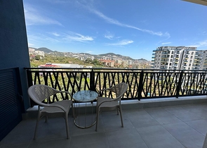 1+1 apartment with mountain view in a modern complex