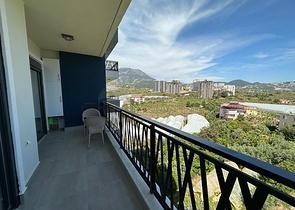 1+1 apartment with mountain view in a modern complex