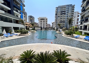 1+1 apartment with mountain view in a modern complex