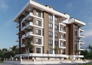 2+1 apartment in a new complex just 600 meters from the sea