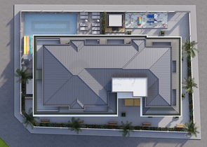 2+1 apartment in a new complex just 600 meters from the sea