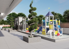 2+1 apartment in a new complex just 600 meters from the sea