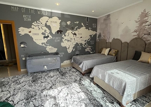 Spacious 4+1 penthouse in a popular residential complex in the Cikcilli area