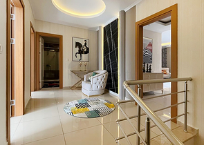 Spacious 4+1 penthouse in a popular residential complex in the Cikcilli area