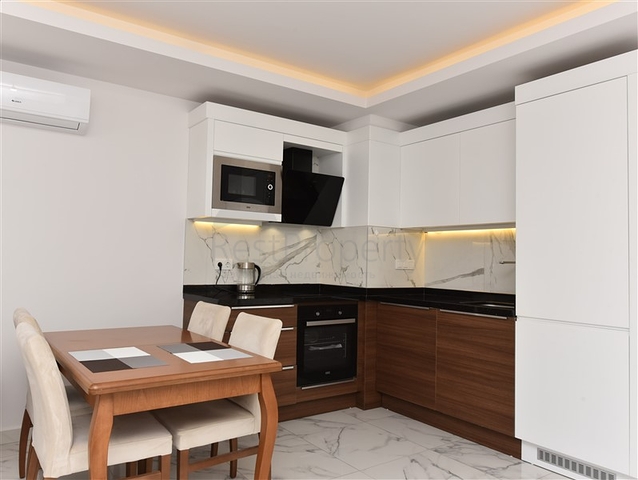 Furnished 1+1 apartment in the heart of Alanya