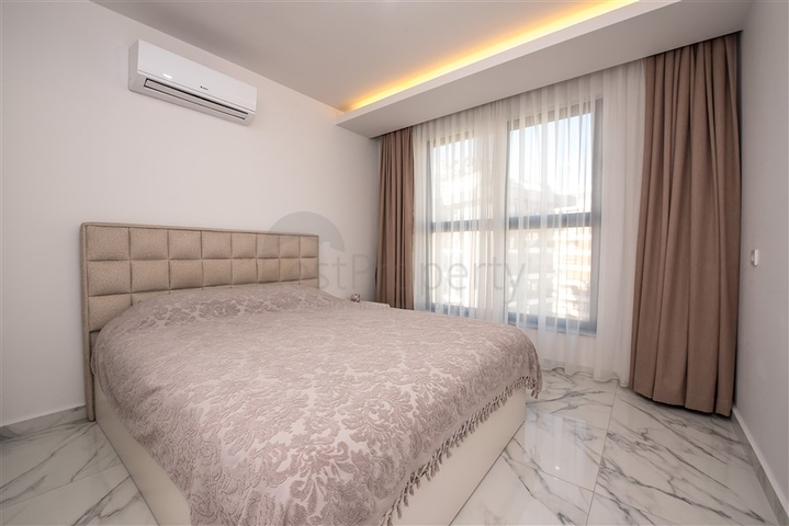 Furnished 1+1 apartment in the heart of Alanya