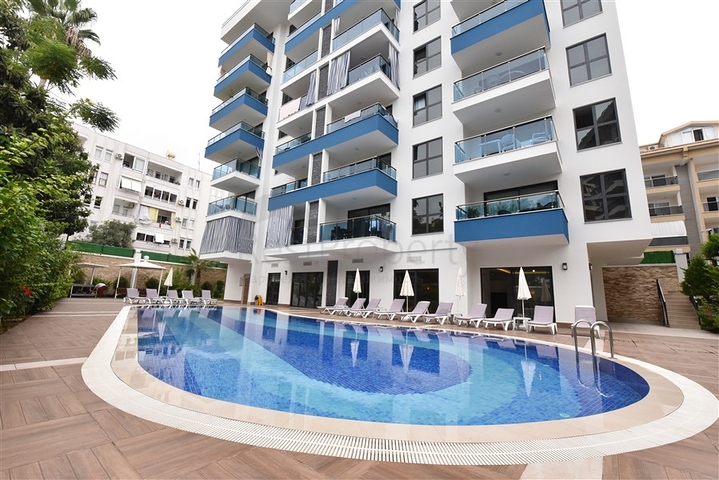 Furnished 1+1 apartment in the heart of Alanya