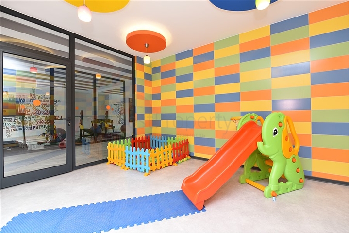 Furnished 1+1 apartment in the heart of Alanya