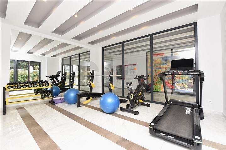 Furnished 1+1 apartment in the heart of Alanya