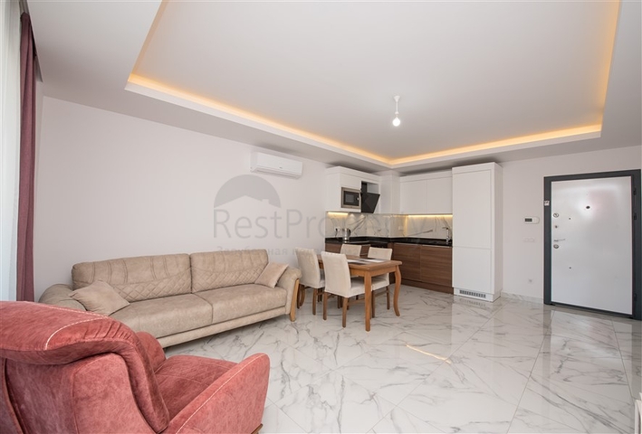 Furnished 1+1 apartment in the heart of Alanya
