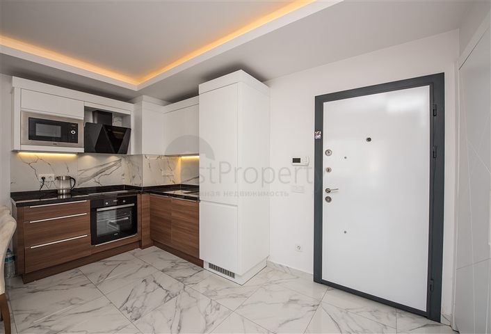 Furnished 1+1 apartment in the heart of Alanya
