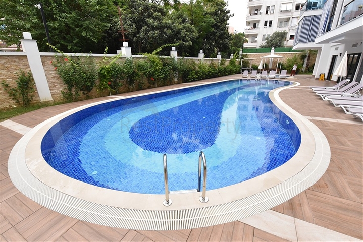 Furnished 1+1 apartment in the heart of Alanya