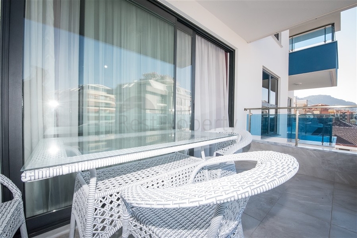 Furnished 1+1 apartment in the heart of Alanya