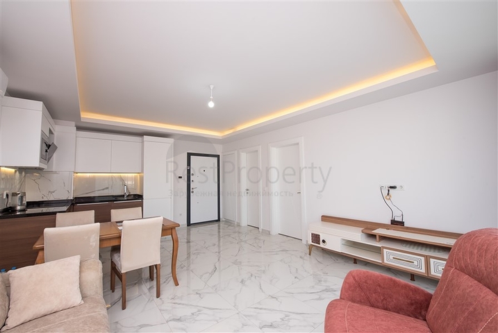Furnished 1+1 apartment in the heart of Alanya