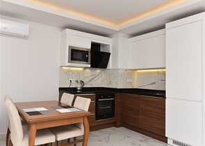 Furnished 1+1 apartment in the heart of Alanya